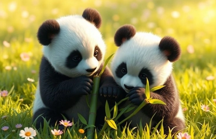 Avatar gấu trúc cute, đáng yêu nhưng cũng đầy cá tính