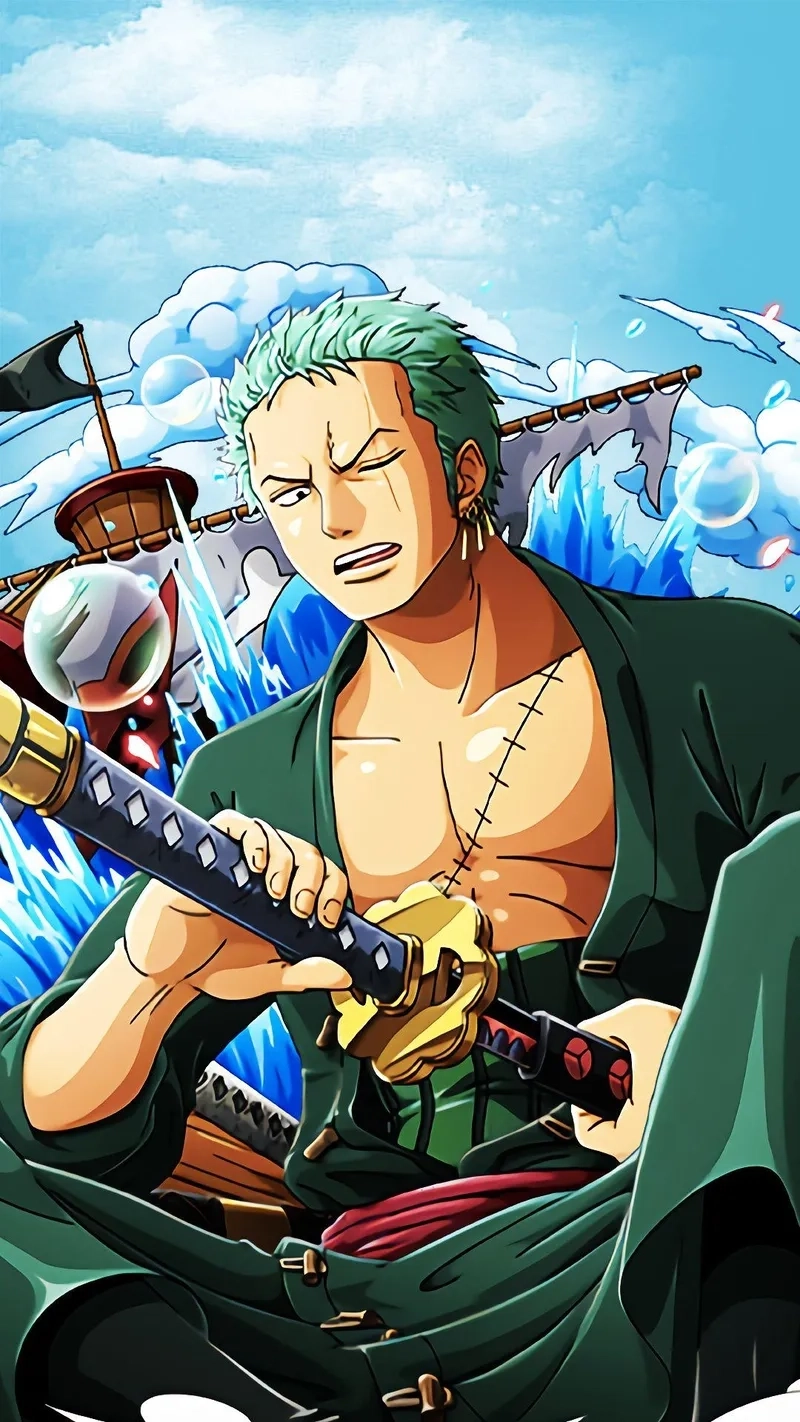 Zoro pose những tư thế ngầu lòi khiến fan mê mẩn