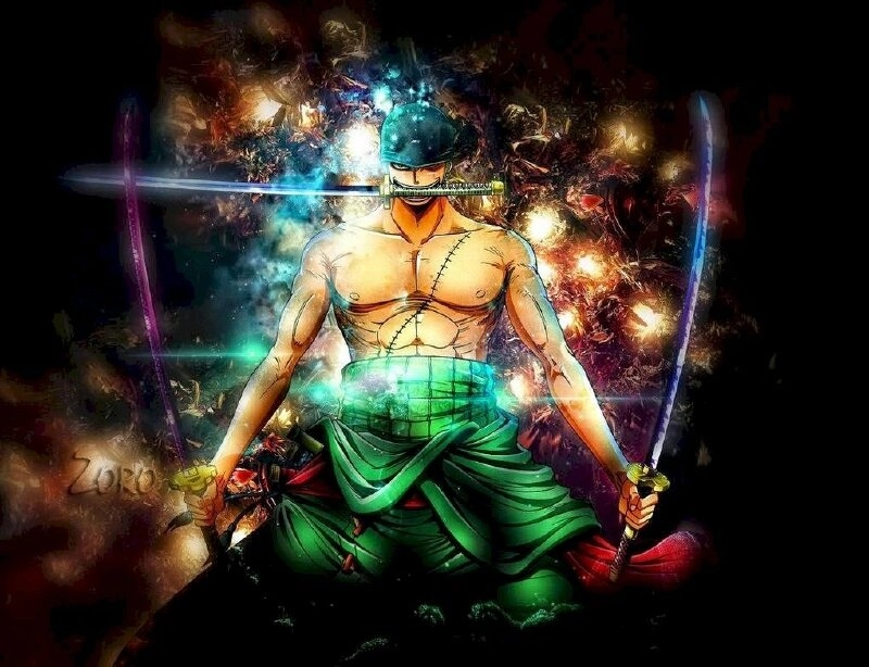 Zoro 4K hình ảnh sắc nét tôn vinh phong thái kiếm sĩ huyền thoại