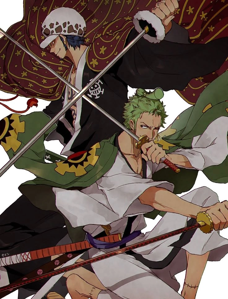 Zoro x Law sự kết hợp giữa kiếm sĩ Mũ Rơm và bác sĩ Hải tặc
