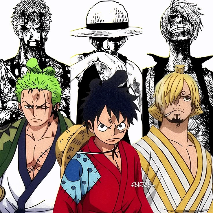 Sanji Luffy Zoro sự kết hợp hoàn hảo giữa sức mạnh, kiếm thuật và chiến thuật