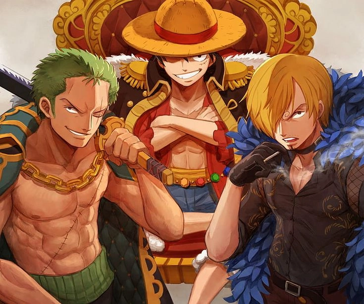 Zoro x Sanji x Luffy những khoảnh khắc hài hước và đầy kịch tính