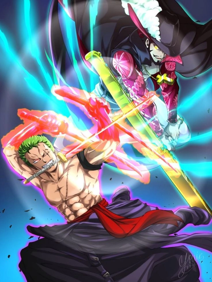 Mihawk vs Zoro trận chiến định mệnh giữa thầy trò kiếm thuật