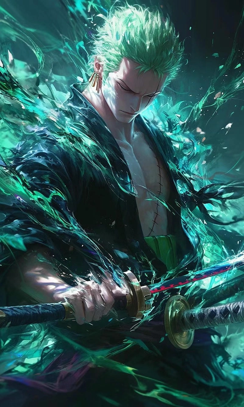 Vẽ Zoro tái hiện kiếm sĩ huyền thoại với đường nét sắc sảo