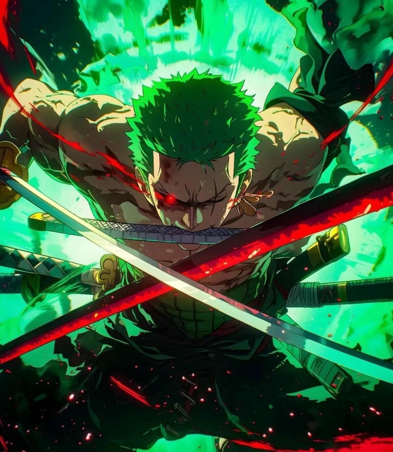 Drawing Zoro thể hiện phong cách kiếm sĩ đầy uy lực