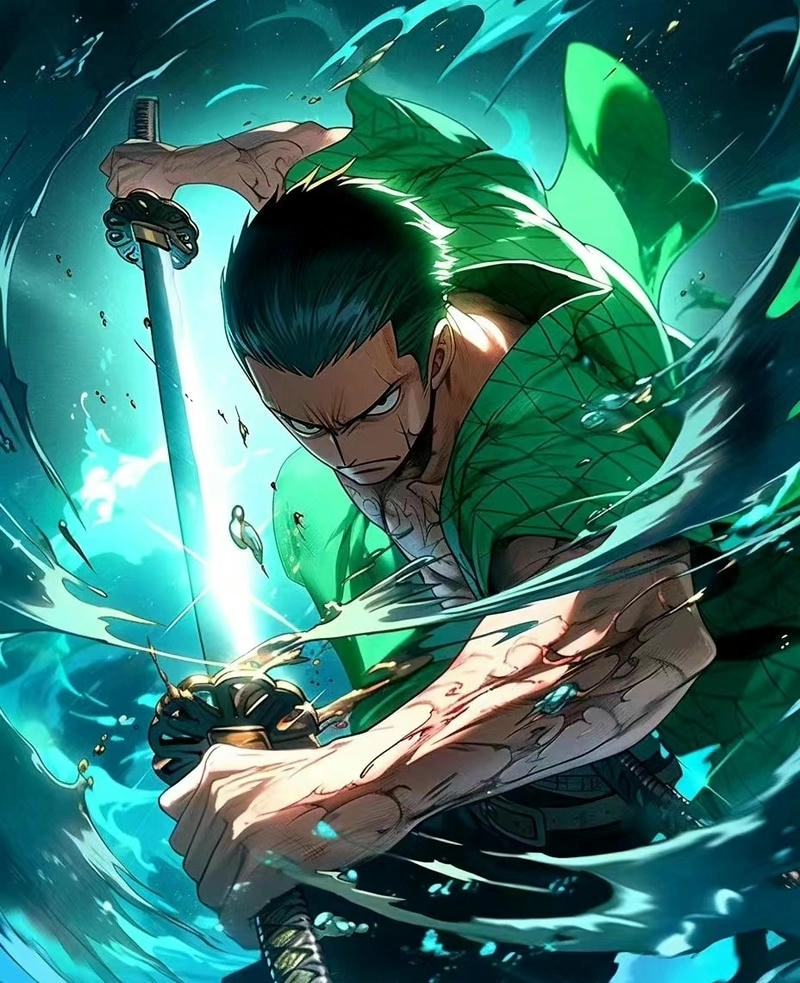 Zoro draw hình ảnh chiến binh bất bại qua từng nét vẽ tài hoa
