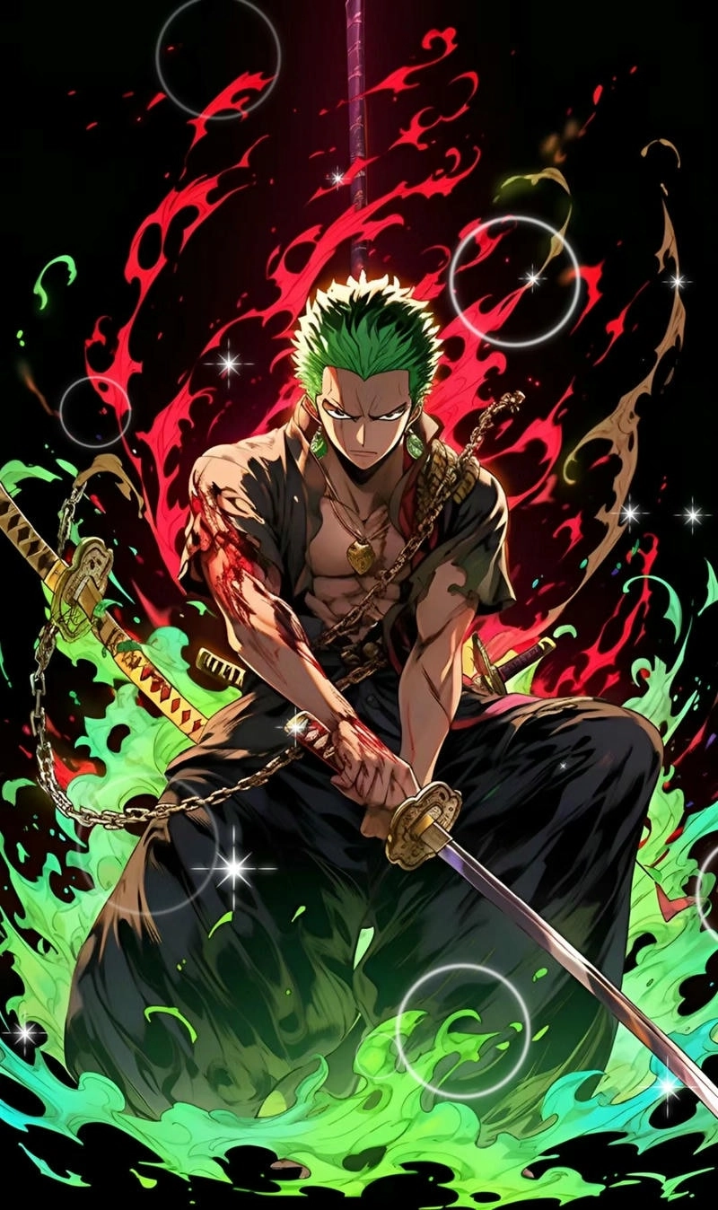 Zoro wallpaper 4K chất lượng cao tôn vinh phong thái ngầu lòi
