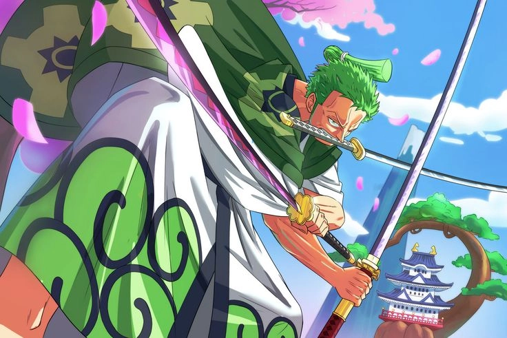 Zoro One Piece Wano kiếm sĩ sánh ngang với huyền thoại đất nước Samurai