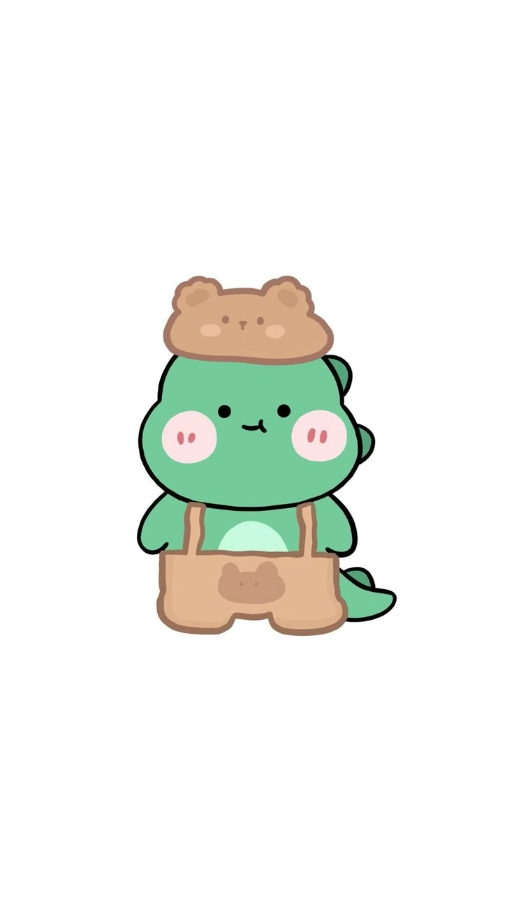 Chọn hình nền khủng long xanh cute làm avatar khủng long chất