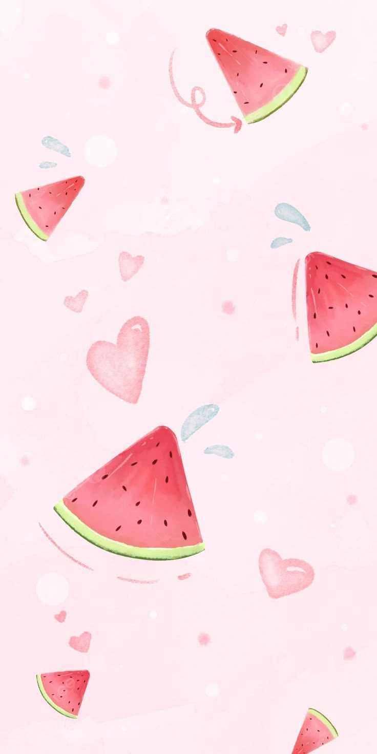 Ngọt ngào và tươi sáng với hình ảnh dưa hấu cute