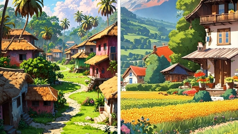 Cảm nhận chiều sâu qua hình ảnh thiên nhiên 3d mãn nhãn