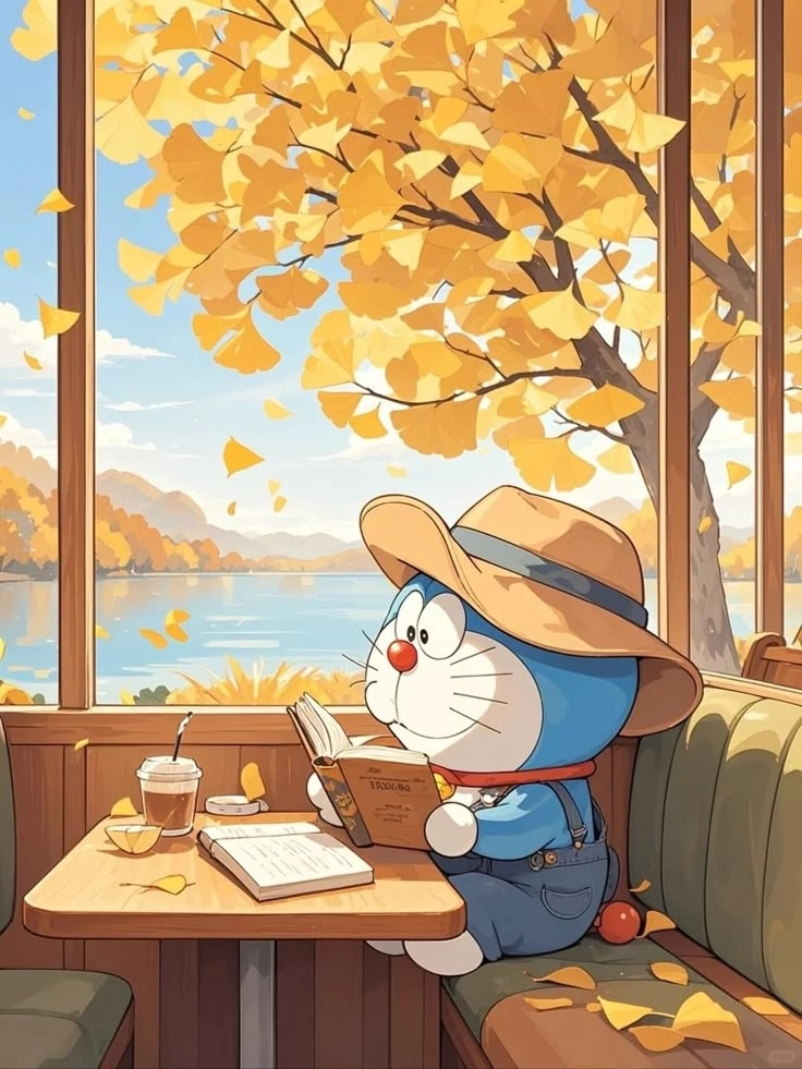 Bộ ảnh doremon siêu cute lạc lối