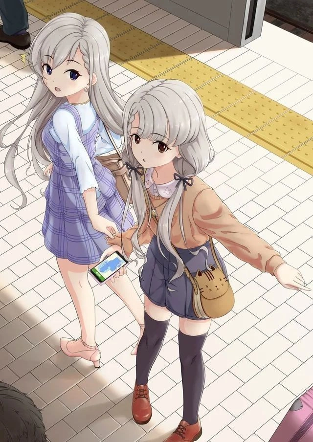 Ảnh đôi bạn thân nữ anime cute là lựa chọn dễ thương nhất cho cặp đôi