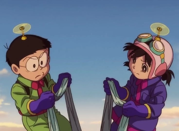 Lắng nghe câu chuyện trong ảnh nobita và xuka
