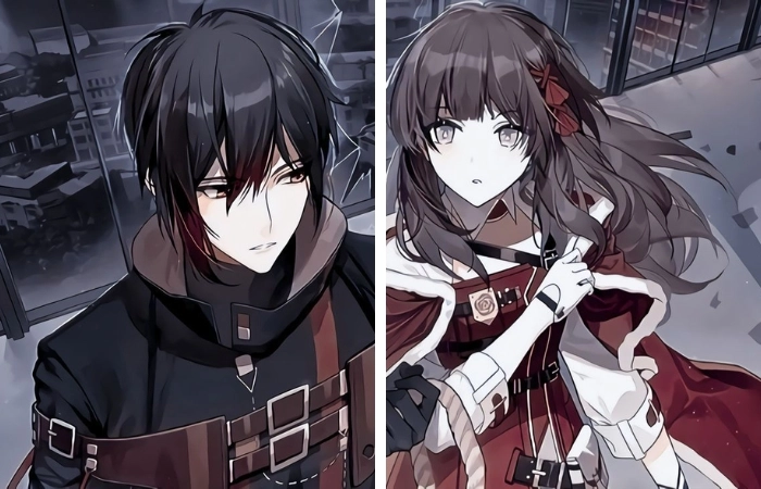 Tình yêu đầy màu sắc hình ảnh anime cặp đôi