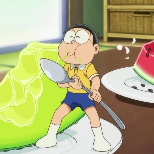 Fan mê mẩn với biểu cảm hài hước trong hinh nobita