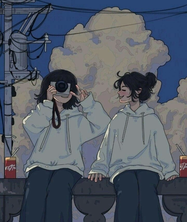 Ảnh bạn thân nữ 2 người là lựa chọn lý tưởng cho avatar đôi đáng yêu