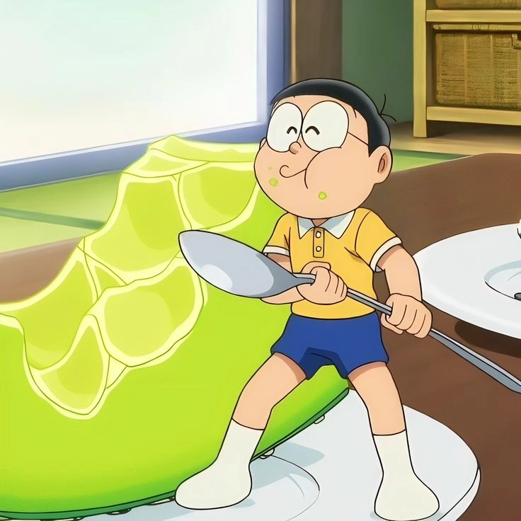 Góc nghiêng tỏa sáng của ảnh nobita cute đốn tim fan