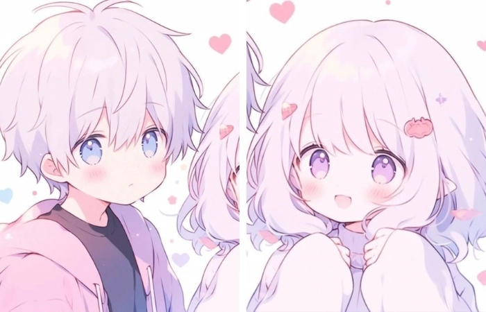 hình nền anime cặp đôi đầy cảm xúc anime