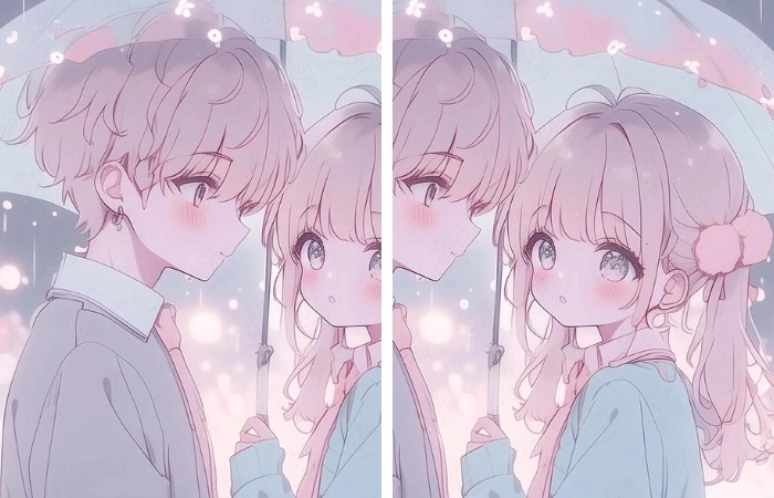 hình nền anime cặp đôi cute đáng yêu mọi góc nhìn