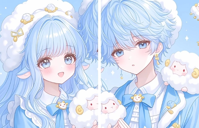 hình nền anime yêu nhau đẹp khiến tim rung rinh
