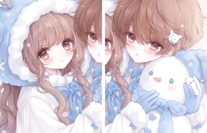 hình nền cặp đôi yêu nhau anime cho những trái tim yêu