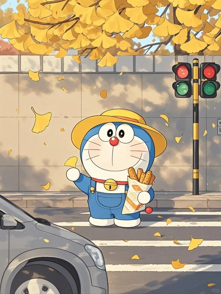 Doremon cute như cây phô mai que