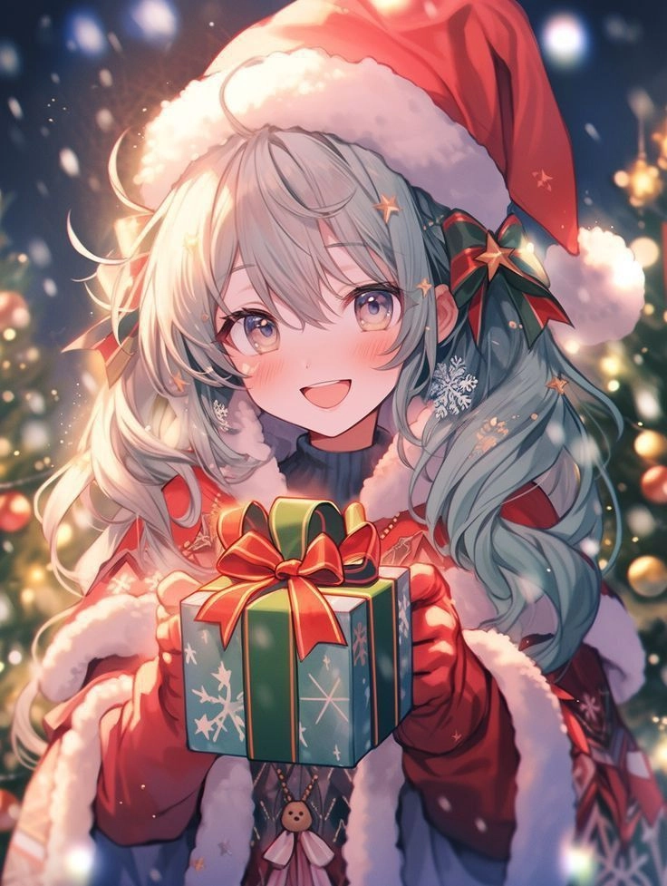 Ảnh anime Giáng sinh giúp bạn kết nối với không khí lễ hội theo phong cách mới