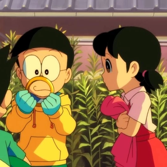 Góc lặng thầm trong ảnh nobita và xuka buồn khiến ai cũng suy tư