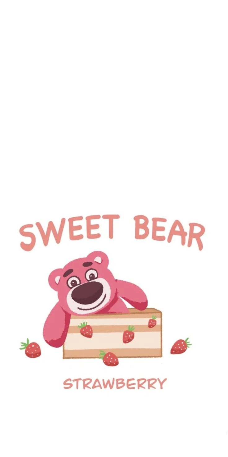 Mê tít với loạt ảnh nền gấu dâu cute