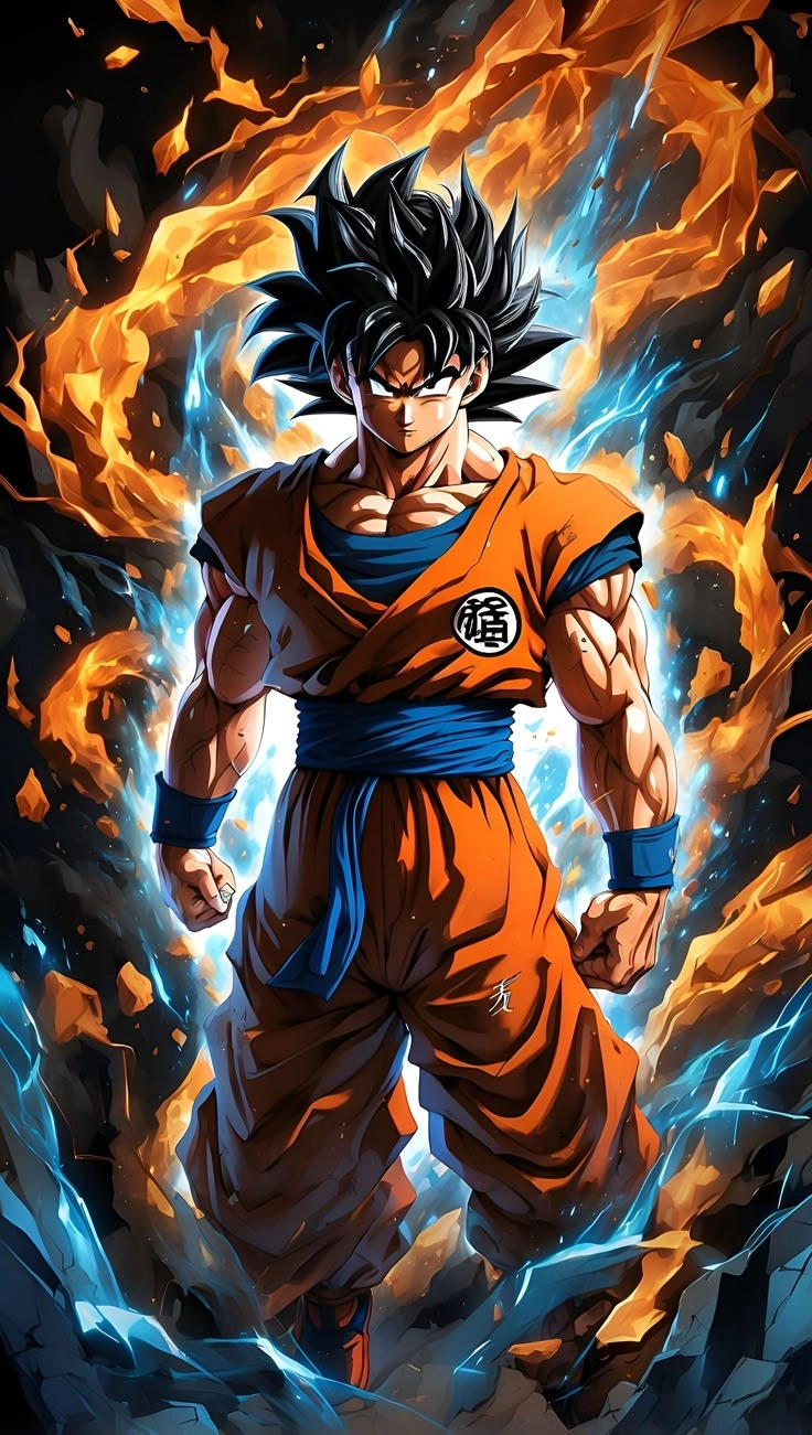 Phong cách khác biệt từ hình ảnh goku 3d