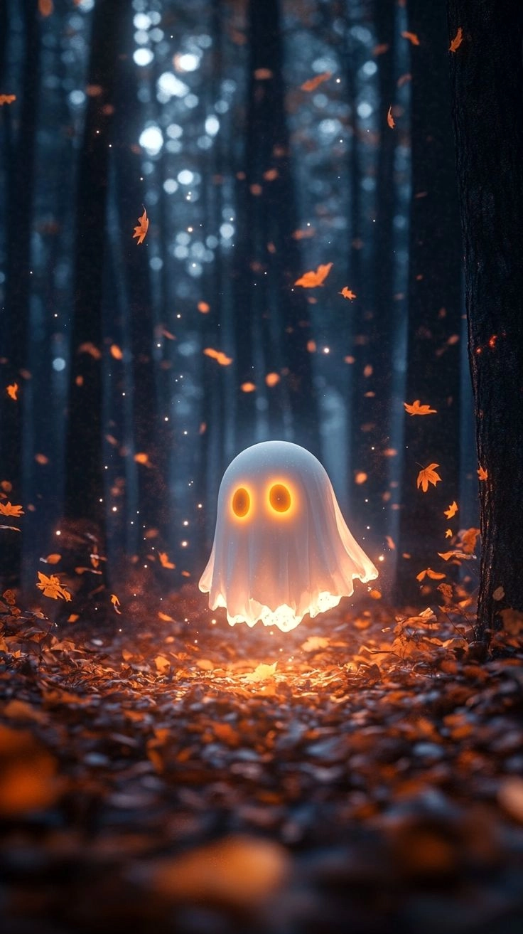 Làm dịu mood buồn với hình ảnh con ma cute