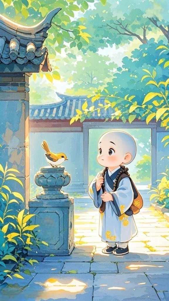 Cười sảng khoái với hình chú tiểu ngộ nghĩnh cực đáng yêu