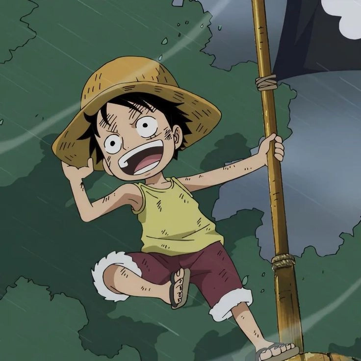 Đổi gió với ảnh nền luffy cute dễ thương