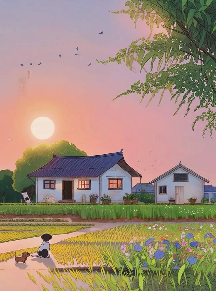 Chạm đến lòng với avatar phong cảnh yên ả