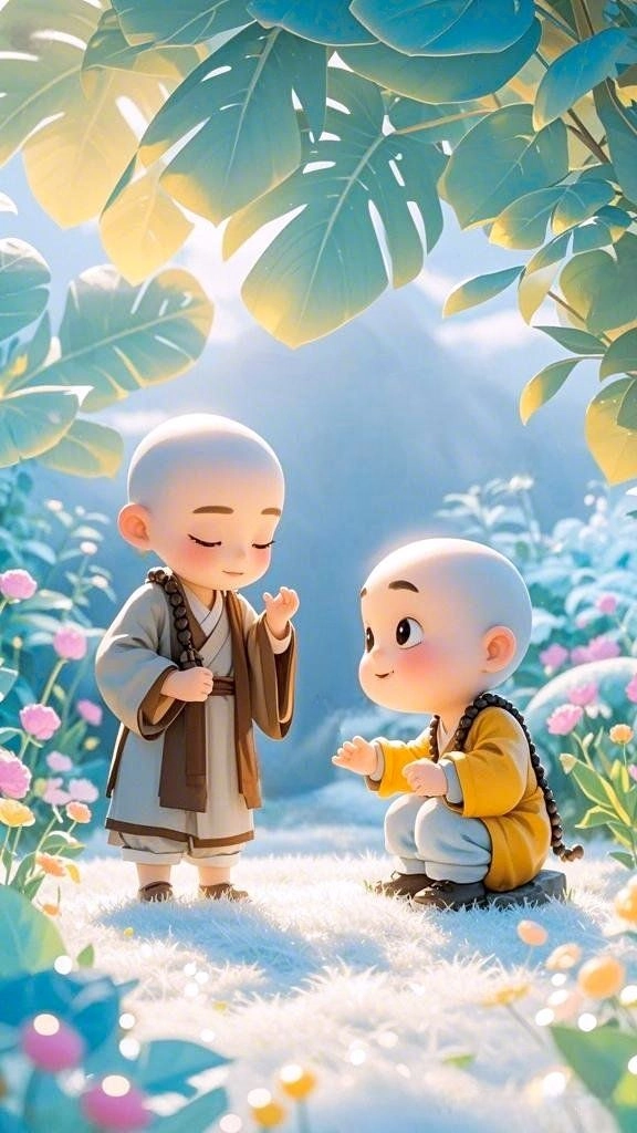 hình chú tiểu đẹp khiến bạn không thể rời mắt