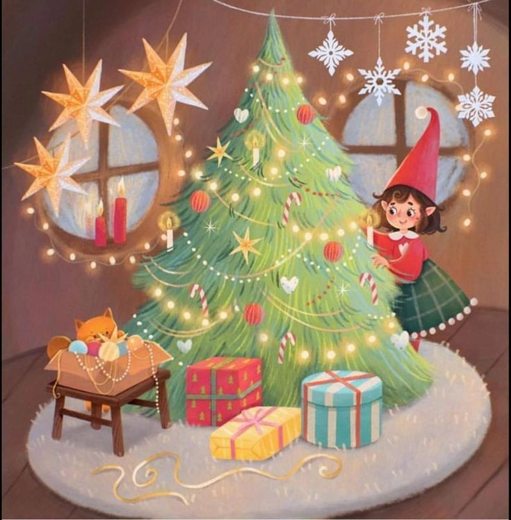 Hình ảnh phong cảnh Giáng sinh lãng mạn, tuyệt đẹp cho không khí Noel