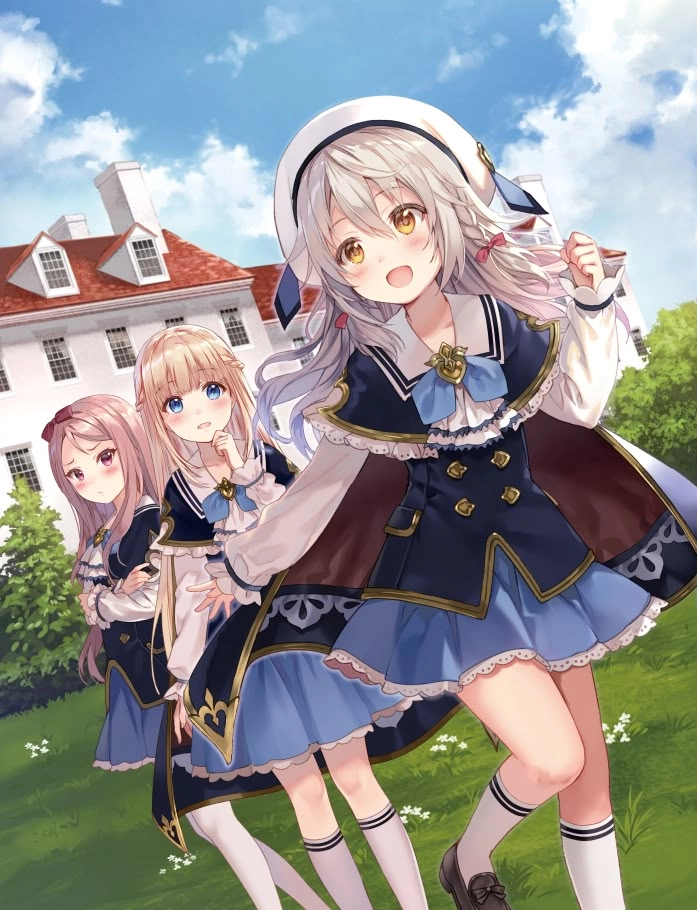 Hình ảnh 3 người bạn thân anime nữ thể hiện hội bạn ba cực phẩm