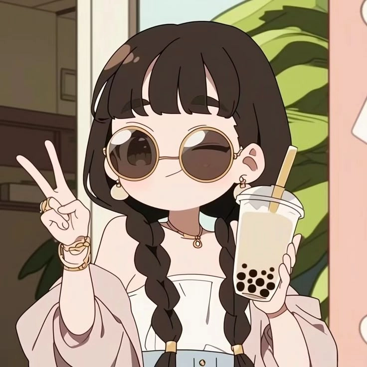 Bộ hình ảnh avatar cá tính nữ cute chất chơi