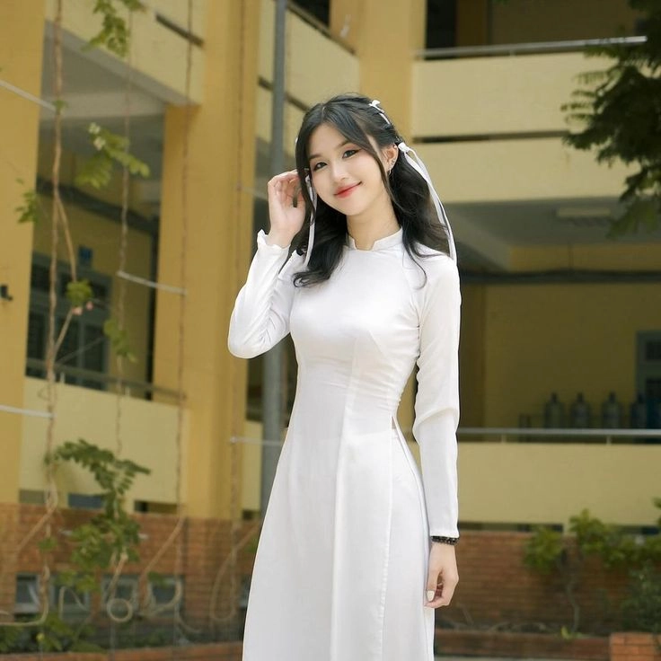 hình ảnh áo dài học sinh đẹp làm nổi bật avatar nữ áo dài