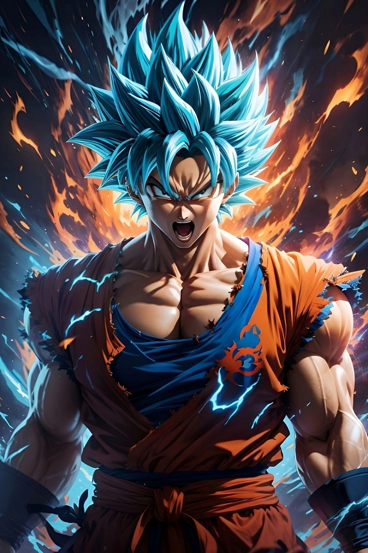 Sáng tạo độc đáo từ hình ảnh goku đẹp