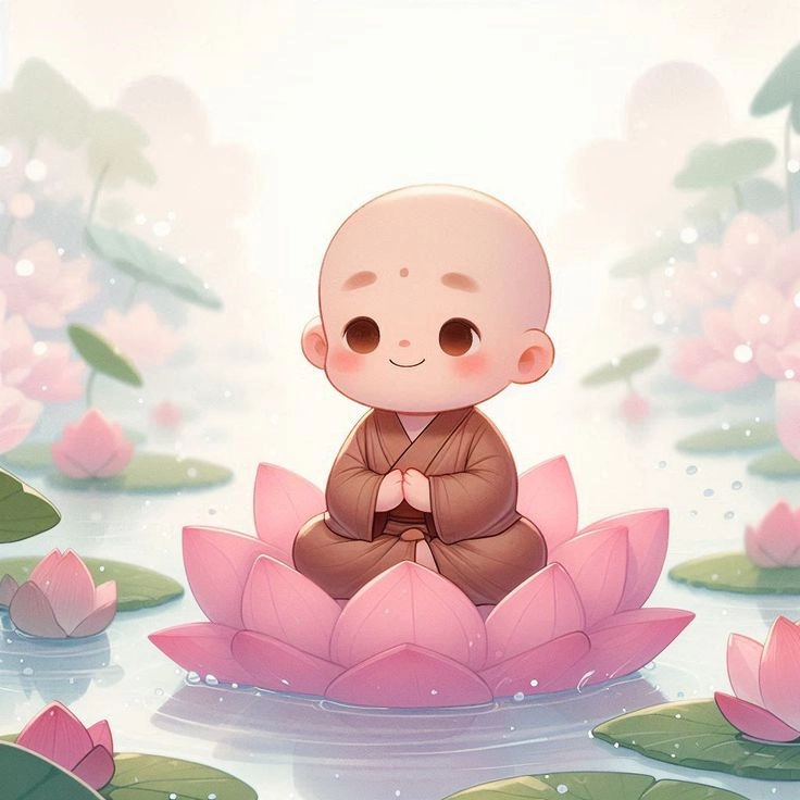 ảnh phật chú tiểu mang lại sự bình an trong tâm hồn