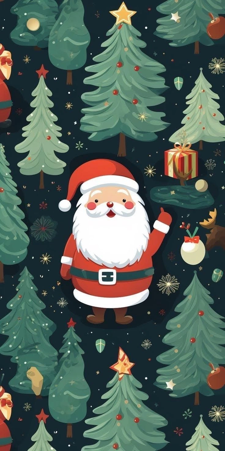 Ảnh Giáng sinh ông già Noel mang lại không khí ấm áp và vui vẻ