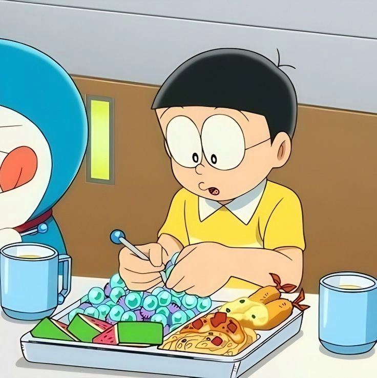 Đậm chất học trò trong ảnh anime nam nobita