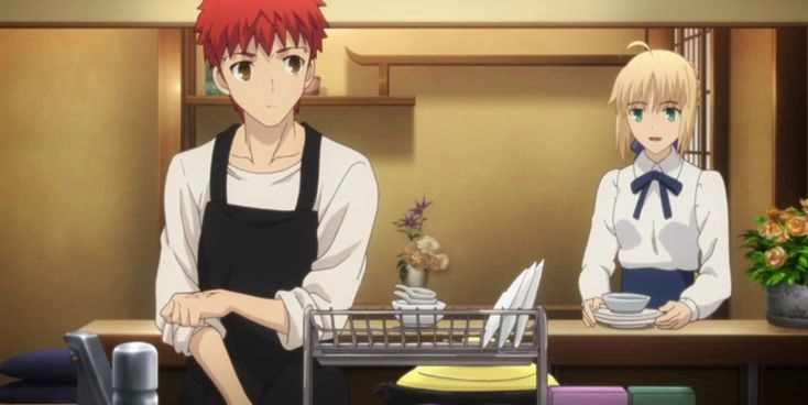 Shirou and Saber thể hiện sự đồng điệu trong tâm hồn