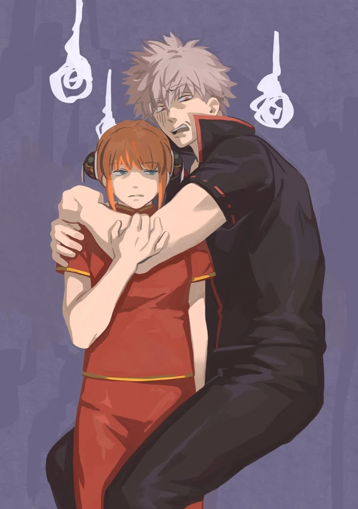 Kagura and Gintoki một mối quan hệ vững chắc không gì có thể phá vỡ