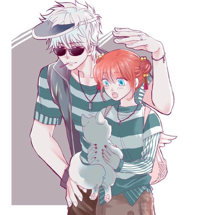 Gintama Kagura x Gintoki tình cha con ngập tràn cảm xúc