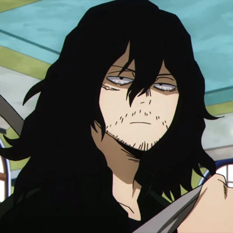 Aizawa official art thể hiện nét vẽ sắc nét đầy tính cách