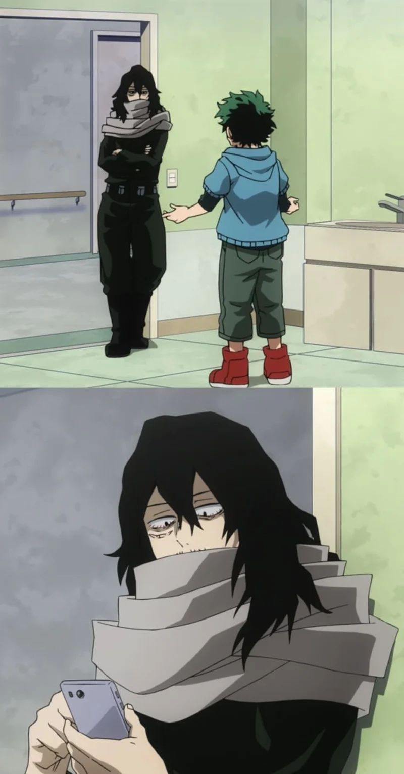 Aizawa x Deku comic gây ấn tượng với những cảnh đáng nhớ