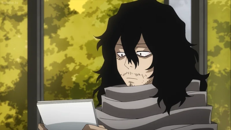 Aizawa anime nổi bật với sự nghiêm khắc đầy uy lực